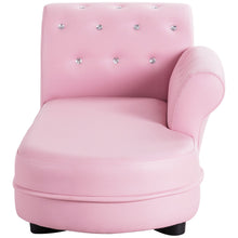 Load image into Gallery viewer, Gymax Kids Sofa Relax Couch Chaise Lounge Armrest Chair Bedroom Living Room Pink
