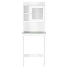 Load image into Gallery viewer, Gymax Over-the-Toilet Bath Cabinet Bathroom Space Saver Storage Organizer White
