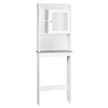 Load image into Gallery viewer, Gymax Over-the-Toilet Bath Cabinet Bathroom Space Saver Storage Organizer White
