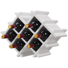 Load image into Gallery viewer, Gymax Set of 5 Wall Mount Wine Rack Set Storage Shelves and Glass Holder White
