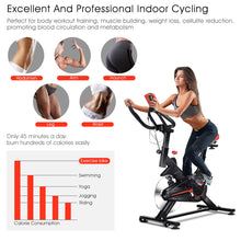 Load image into Gallery viewer, Gymax Indoor Cycling Bike Exercise Cycle Trainer Fitness Cardio Workout LCD Display
