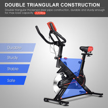 Load image into Gallery viewer, Gymax Indoor Cycling Bike Exercise Cycle Trainer Fitness Cardio Workout LCD Display
