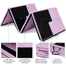 Load image into Gallery viewer, Gymax Folding 4&#39;x10&#39;x2&#39;&#39; Gymnastics Mat Portable Exercise Aerobics Exercise Gym Fitness
