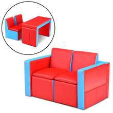 Load image into Gallery viewer, Gymax Multi-functional Kids Sofa Table Chair Set Couch Storage Box Furniture Bedroom
