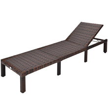 Load image into Gallery viewer, Gymax Patio Rattan Chaise Lounge Chair Recliner Outdoor w/ 6 Positions Cushion
