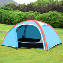 Load image into Gallery viewer, Gymax 3 Person Inflatable Family Tent Camping Waterproof Wind Resistant w/ Bag Pump
