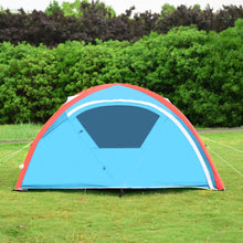 Load image into Gallery viewer, Gymax 3 Person Inflatable Family Tent Camping Waterproof Wind Resistant w/ Bag Pump
