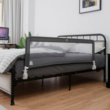 Load image into Gallery viewer, Gymax 59?¡¥?¡¥ Breathable Baby Children Toddlers Bed Rail Guard Safety Swing Down Gray

