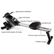 Load image into Gallery viewer, Gymax Folding Magnetic Rowing Machine Rower Exercise Cardio Adjustable Resistance
