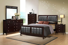 Load image into Gallery viewer, Gymax 5 Piece Wood Bedroom Storage Set Bed Dresser Mirror Chest Night Stand
