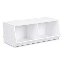Load image into Gallery viewer, Gymax Kids Toy Box Storage Cabinet Flexible Stackable Bookcase Shelf Rack Organizer
