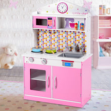 Load image into Gallery viewer, Gymax Kids Wooden Pretend Cooking Playset Cookware Play Set Kitchen Toys Toddler Gift
