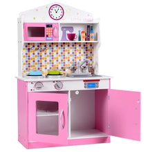 Load image into Gallery viewer, Gymax Kids Wooden Pretend Cooking Playset Cookware Play Set Kitchen Toys Toddler Gift
