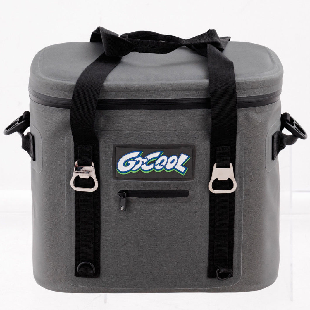 Gymax Insulated Lunch Box Lunch Bag 24-Can Soft Cooler Bag Water-Resistant Leakproof