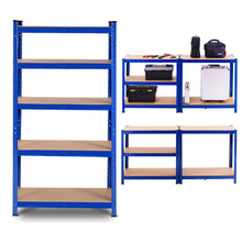 Load image into Gallery viewer, Gymax Adjustable Heavy Duty 4/5 Level Garage Tool Shelf Storage 1600lb/2000lb Capacity
