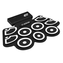 Load image into Gallery viewer, Gymax Electronic Roll Up Drum Set Silicone Rechargeable w/Foot Pedals Sticks
