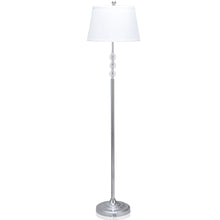 Load image into Gallery viewer, Gymax 3-Piece Lamp Set 2 Table Lamps 1 Floor Lamp Chrome Finished Modern Home Bedroom
