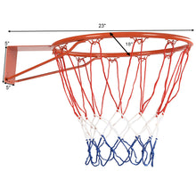 Load image into Gallery viewer, Gymax Basketball Ring Hoop Net 18&#39;&#39; Wall Mounted Outdoor Hanging Basket Professional
