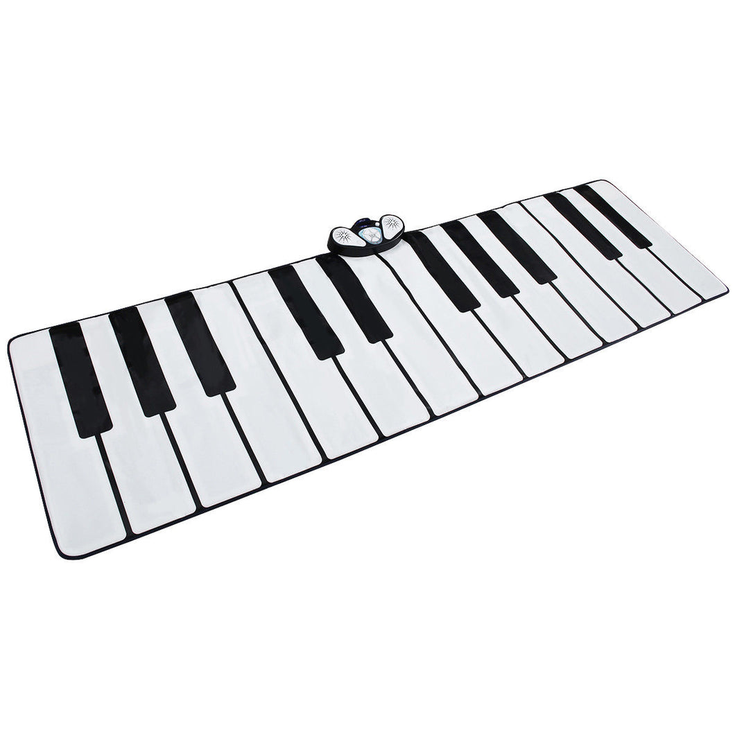 Gymax 24 Key Gigantic Piano Keyboard Dance Playmat w/ 9 Instrument Settings&MP3 Cable