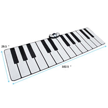 Load image into Gallery viewer, Gymax 24 Key Gigantic Piano Keyboard Dance Playmat w/ 9 Instrument Settings&amp;MP3 Cable
