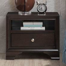 Load image into Gallery viewer, Gymax Vintage Nightstand Solid Wood Sofa Side End Table W/ USB Port &amp; Drawer Brown
