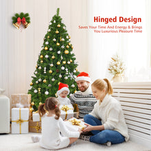 Load image into Gallery viewer, Gymax 6&#39; Christmas Tree 1000 Tips Premium Hinged Artificial PVC Holiday Decor
