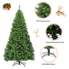 Load image into Gallery viewer, Gymax 6&#39; Christmas Tree 1000 Tips Premium Hinged Artificial PVC Holiday Decor
