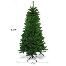 Load image into Gallery viewer, Gymax 6&#39; Christmas Tree Artificial PVC Metal Stand Holiday Decor
