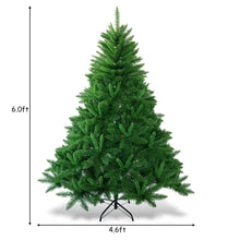 Load image into Gallery viewer, Gymax 6Ft Christmas Tree Artificial PVC Metal Stand Holiday Decor Green
