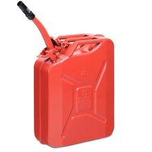 Load image into Gallery viewer, Gymax 5 Gallon 20L Jerry Fuel Can Steel Gas Container Emergency Backup w/ Spout Red
