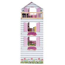 Load image into Gallery viewer, Gymax Kids Wood House Playset Doll Cottage Dollhouse w/ Furniture Children Gift Toy
