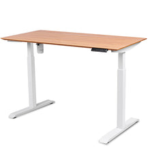 Load image into Gallery viewer, Gymax 53'' Wide Electric Height Adjustable Standing Desk Sit/Stand Single Motor
