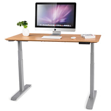 Load image into Gallery viewer, Gymax 53'' Wide Electric Height Adjustable Standing Desk Sit to Stand Dual Motor
