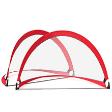 Load image into Gallery viewer, Gymax Two 4ft Pop Up Soccer Goal Net Set Portable Foldable Training Football Net W/Bag
