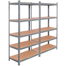 Load image into Gallery viewer, Gymax 5-tier 72'' Steel Garage Shelf Metal Storage Adjustable Unit
