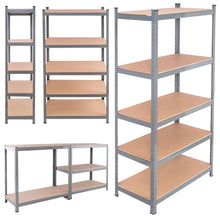 Load image into Gallery viewer, Gymax 5-tier 72'' Steel Garage Shelf Metal Storage Adjustable Unit
