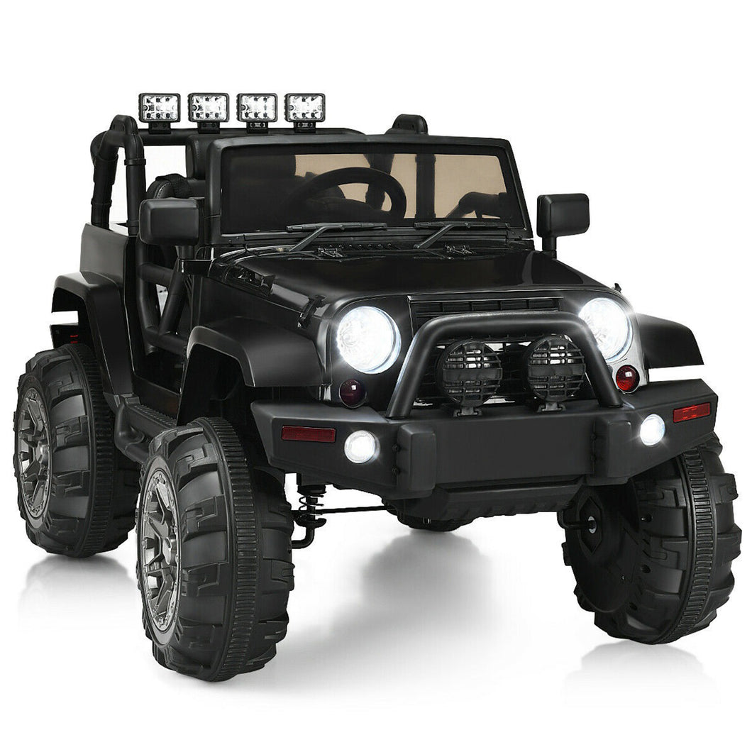 Gymax Electric 12V Kids Ride-on Car Truck Parent Control with 2.4 GHZ Remote Control