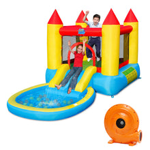 Load image into Gallery viewer, Gymax Inflatable Bounce House Kids Slide Jumping Castle Bouncer w/Pool and 480W Blower
