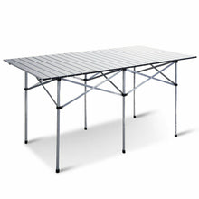 Load image into Gallery viewer, Gymax Large Folding Outdoor Picnic Camp Aluminum Easy Table Portable Suitcase W/Bag
