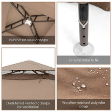 Load image into Gallery viewer, Gymax 10'x 10' Canopy Gazebo Tent Shelter W/Mosquito Netting Outdoor Patio
