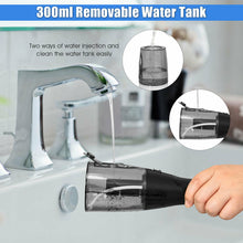 Load image into Gallery viewer, Gymax Rechargeable Portable Water Flosser Power Dental Flossers with 2 Nozzle
