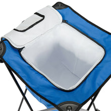 Load image into Gallery viewer, Gymax Portable Tub Cooler w/Folding Stand &amp; Carry Bag Leakproof Picnic Cooler Blue
