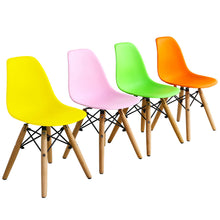 Load image into Gallery viewer, Gymax 5 PC Kids Colorful Round Table Chair Set w/ 4 Armless Chairs
