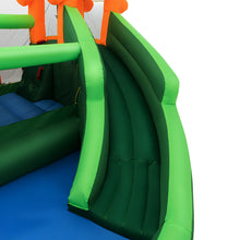 Load image into Gallery viewer, Gymax Inflatable Slide Bouncer and Water Park Bounce House Climbing Wall Splash Pool Water Cannon
