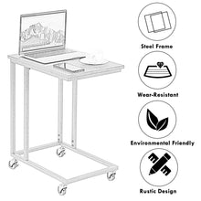 Load image into Gallery viewer, Gymax Laptop Holder Sofa Side End MobileTable Multiple Stand Desk Notebook Beside Grey
