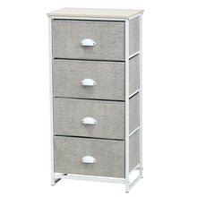 Load image into Gallery viewer, Gymax 4 Drawers Dresser Chest Storage Tower Side Table Display Home Furniture
