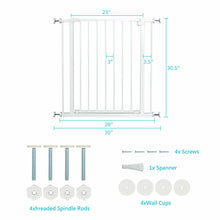 Load image into Gallery viewer, Gymax Baby Safety Gate Door Walk Through Toddler Child Pets Metal Easy Locking System
