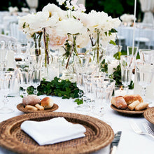 Load image into Gallery viewer, Gymax 10 PCS 90&#39;&#39; x 156&#39;&#39; Rectangle Polyester Tablecloth Wedding Party Home Decor White
