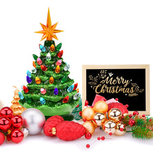 Load image into Gallery viewer, Gymax 9.5 Inch Artificial Christmas Tree Mini Ceramic Tabletop Tree Home Decor
