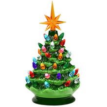 Load image into Gallery viewer, Gymax 9.5 Inch Artificial Christmas Tree Mini Ceramic Tabletop Tree Home Decor
